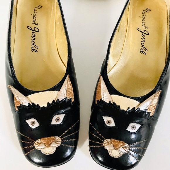 Margaret Jerrold Shoes - SOLD Do not purchase 🐈‍⬛ Meow! 80s Margaret Jerrold Cat Patent Leather Shoes 7